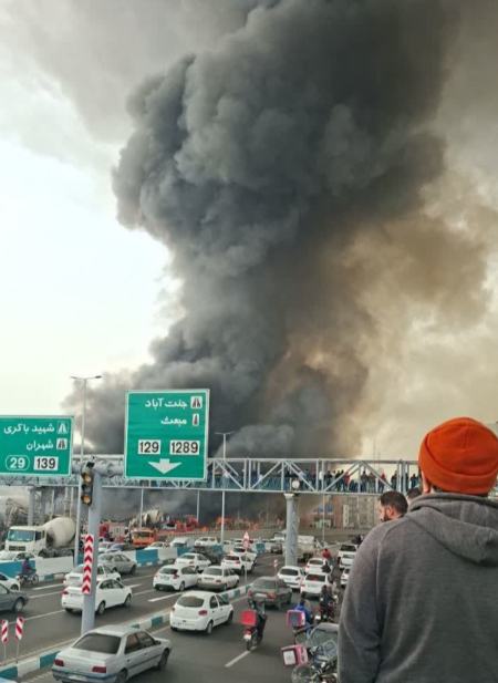 آتش سوزی در تهران،اخبار حوادث،خبرهای حوادث
