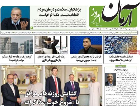تیتر روزنامه ها،روزنامه های سیاسی و اقتصادی