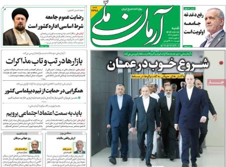 تیتر روزنامه ها،روزنامه های سیاسی و اقتصادی