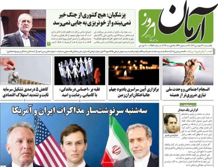 تیتر روزنامه ها،روزنامه های سیاسی و اقتصادی