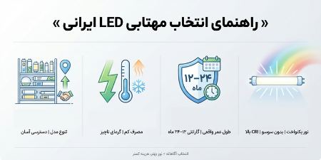 انتخاب مهتابی ال ای دی ایرانی انتخاب مهتابی ال ای دی ایرانی