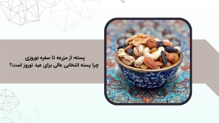 پسته؛ از مزرعه تا سفره نوروزی | چرا پسته انتخابی عالی برای عید نوروز است؟