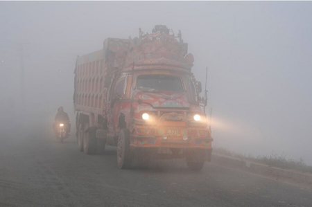 عکسهای جالب,عکسهای جذاب,آلودگی شدید هوا در شهر لاهور پاکستان