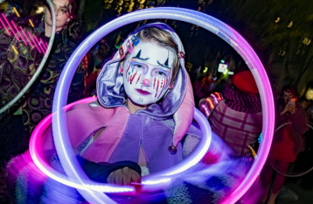 عکسهای جالب,عکسهای جذاب,رژه هالوین در شهر نیویورک آمریکا