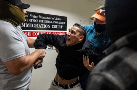 عکسهای جالب,عکسهای جذاب,دادگاه مهاجرت در شهر نیویورک