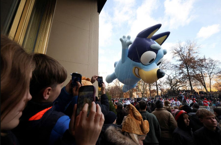 عکسهای جالب,عکسهای جذاب,رژه جشن شکرگزاری در شهر نیویورک