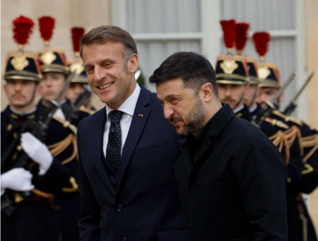 عکسهای جالب,عکسهای جذاب,سفر رئیس جمهوری اوکراین به فرانسه