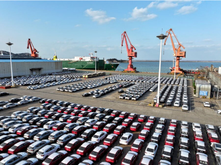 عکسهای جالب,عکسهای جذاب,اسکله صادرات خودرو