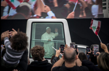 عکسهای جالب,عکسهای جذاب,سفر پاپ لئو چهاردهم به لبنان