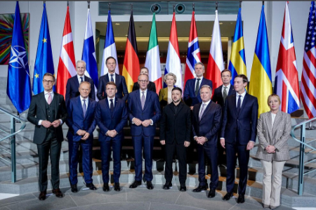 عکسهای جالب,عکسهای جذاب,جلسه رهبران اروپایی و ناتو با رئیس جمهوری اوکراین