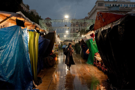 عکسهای جالب,عکسهای جذاب,بازار کریسمس در شهر بارسلونا اسپانیا/