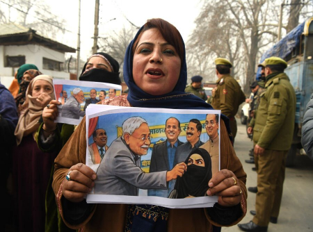 عکسهای جالب,عکسهای جذاب,اعتراضات در کشمیر علیه سروزیر ایالت بیهار هند