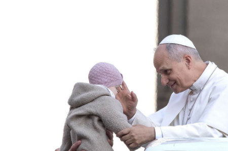 عکسهای جالب,عکسهای جذاب,حضور عمومی پاپ لئو چهاردهم در میدان سنت پیتر واتیکان