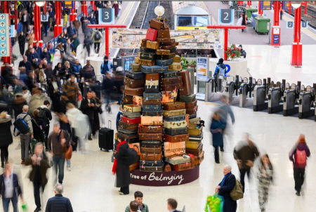 عکسهای جالب,عکسهای جذاب, چیدمان به مناسبت روز جهانی مهاجران 