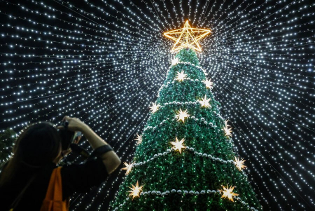 عکسهای جالب,عکسهای جذاب,تزئینات کریسمسی در تایوان