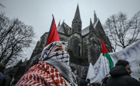 عکسهای جالب,عکسهای جذاب,تظاهرات حامیان فلسطین