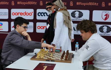 عکسهای جالب,عکسهای جذاب,مسابقات قهرمانی شطرنج سریع جهان در دوحه قطر