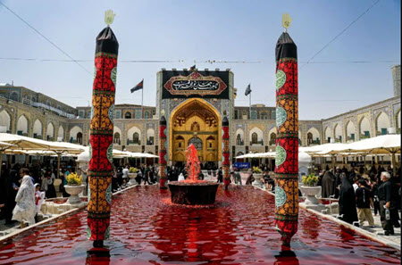 تصویر مراسمات محرم در حرم امام رضا تصویر مراسمات محرم در حرم امام رضا