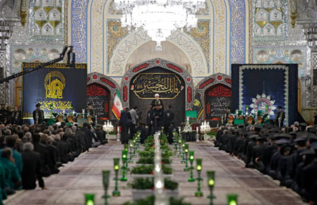 سیاه پوشی حرم در محرم سیاه پوشی حرم در محرم