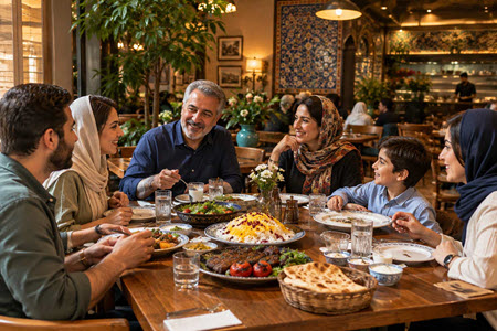 انتخاب بهترین رستوران برای دورهمی های خانوادگی انتخاب بهترین رستوران برای دورهمی های خانوادگی