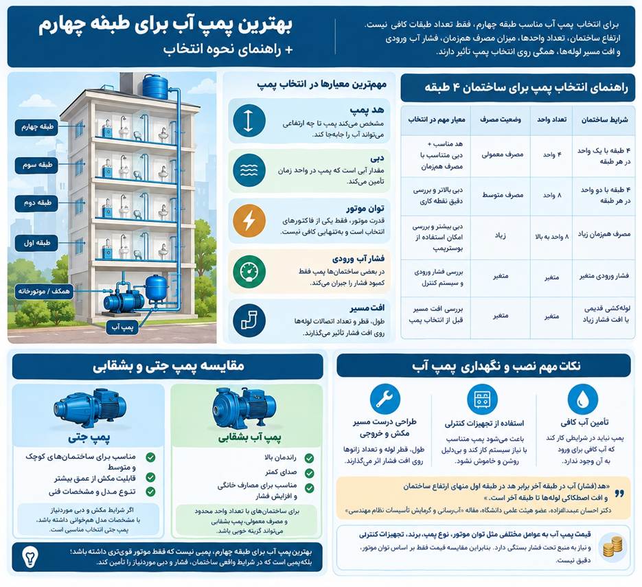بهترین پمپ برای طبقه چهارم بهترین پمپ برای طبقه چهارم