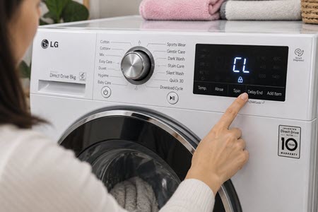 خطای لباسشویی ال جی خطای لباسشویی ال جی