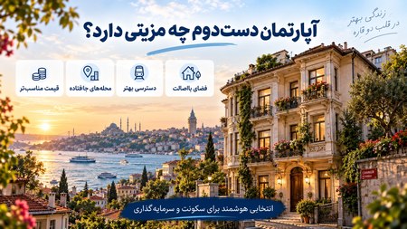 آپارتمان دستدوم چه مزیتی دارد؟ آپارتمان دستدوم چه مزیتی دارد؟