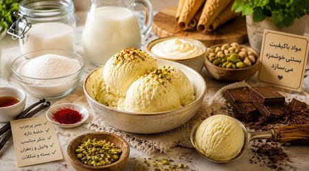 چه عواملی باعث خوشمزه تر شدن بستنی خانگی می شوند؟