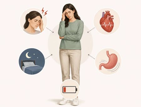 اختلال خواب و خستگی روزانه به خاطر استرس اختلال خواب و خستگی روزانه به خاطر استرس