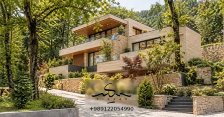 تصویر یک ویلای چنگلی در جنگل های رامسر و طراحی متناسب با اقلیم شمال کشور تصویر یک ویلای چنگلی در جنگل های رامسر و طراحی متناسب با اقلیم شمال کشور