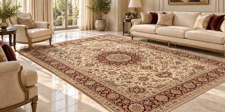 فرش لاکی طرح چهارباغ فرش لاکی طرح چهارباغ