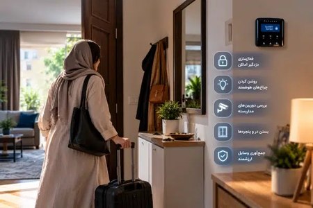 امنیت خانه هنگام سفر امنیت خانه هنگام سفر
