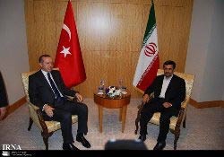احمدي‌نژاد با نخست وزير تركيه ديدار كرد