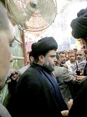 خروج مقتدا صدر از ايران پس از چهار سال+تصاوير