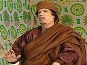 پیام جدید قذافی: مردم تظاهرات میلیونی برگزار کنند