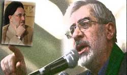 موسوی , زهرا رهنورد , انتخابات , سیدمحمدخاتمی