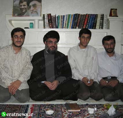   سیدحسن نصرالله,عکس سیدحسن نصرالله,سیدحسن نصرالله و احمدی نژاد
