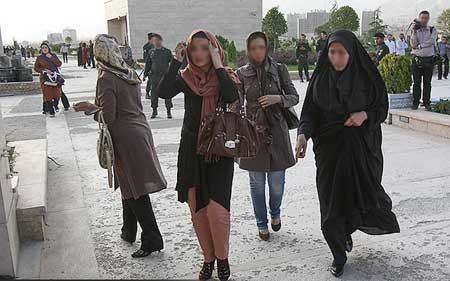 برخورد با بدحجابي , برج میلاد