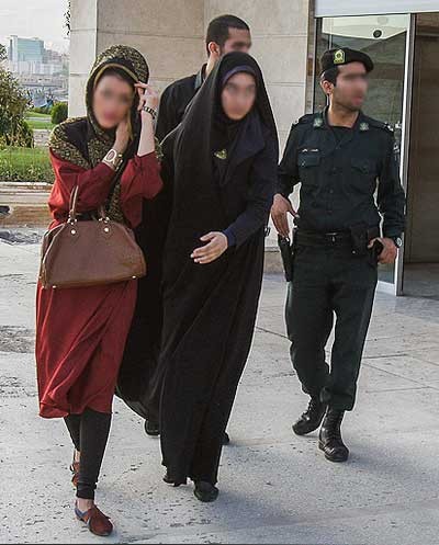 برخورد با بدحجابي , برج میلاد
