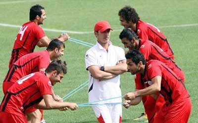 باشگاه پرسپوليس, تمرينات بدنسازي تيم پرسپوليس