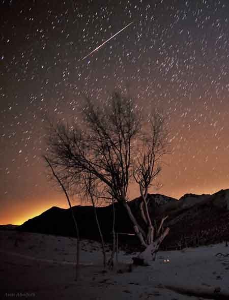 آتش بازی شهاب ها , اخبار علمی ,  نیمه شب های تابستان 