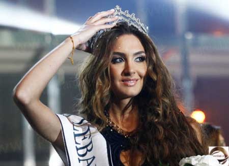زیباترین دختر لبنان در سال 2012 زیباترین دختر لبنان در سال 2012