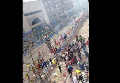 انفجارهای بوستون,حادثه انفجار مسابقات دو ماراتن شهر بوستون