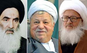 پیغام آیات‌ عظام سیستانی و وحیدخراسانی به آیت‌الله هاشمی رفسنجانی برای کاندیداتوری