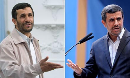 کاپشن احمدی نژاد,لباس احمدی نژاد,کت و شلوار احمدی نژاد