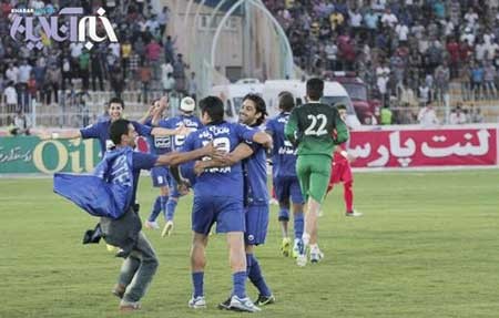 جشن قهرمانی استقلالی ها در اهواز
