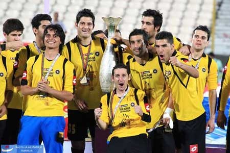تصاویر مراسم قهرمانی تیم سپاهان