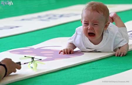 مسابقه دوی نی نی ها در مسکو