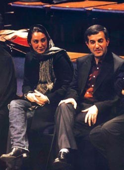  مشایی با هدیه تهرانی,مشایی و هدیه تهرانی