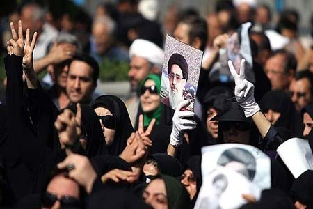  حسن روحانی, تشییع پیکر آیت الله طاهری اصفهانی